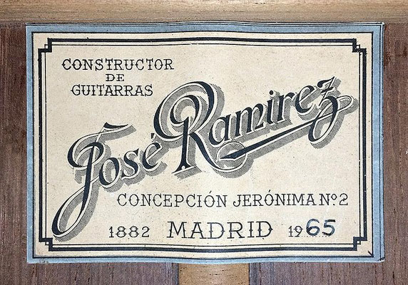 Jose Ramirez 1965 - Guitar 4 - Photo 3