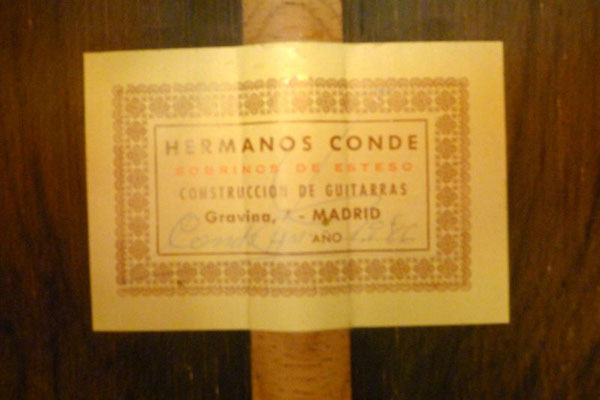 Hermanos Conde - 1986 - Guitar 6 - Photo 5
