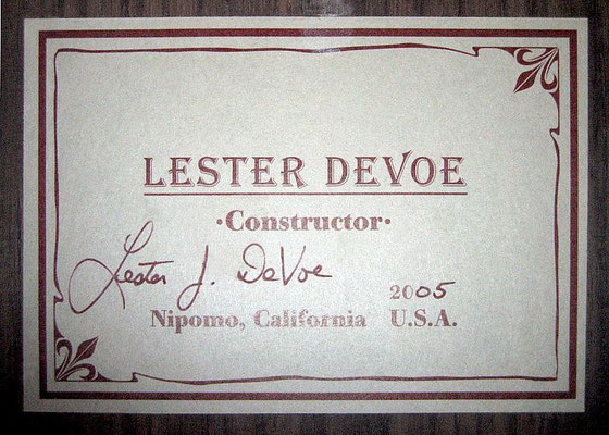 Lester Devoe 2005  - Guitar 1 - Photo 6
