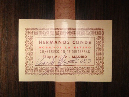 Hermanos Conde 2000 - Guitar 2 - Photo 2