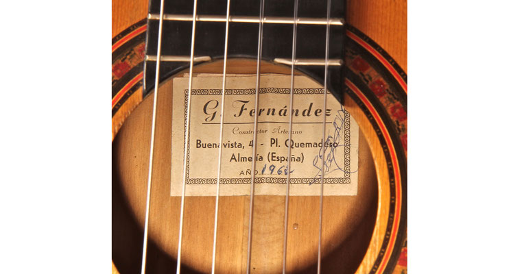 Gerundino Fernandez 1962 - Guitar 1 - Photo 6