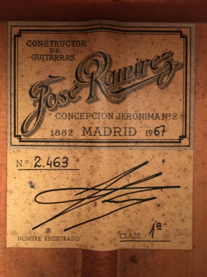Jose Ramirez 1967 - Guitar 6 - Photo 3