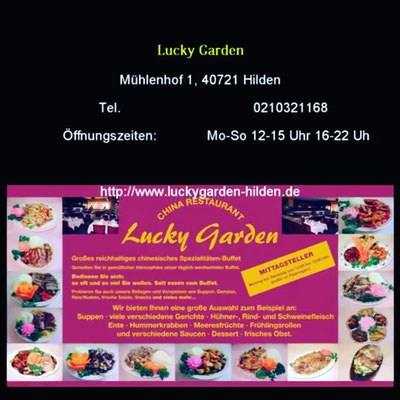 Kleiner Einblick Lucky Gardens Webseite