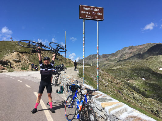 Mit dem Rennrad auf dem Timmelsjoch (2509 Meter)