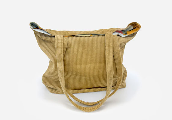 Shopper, Cord, Einkaufstasche, Beutel zum Umhängen, handgemacht. Geschenke & Accessoires 