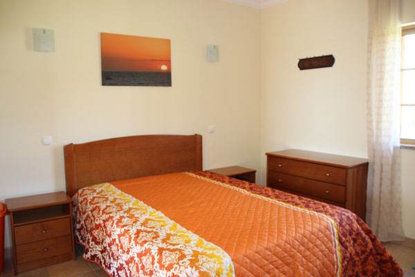 Bedroom Laranja, upper floor. Window to the back, the most quite and coolest room. Bathroom en-suite.