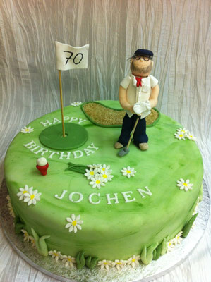 Torte für Golfspieler