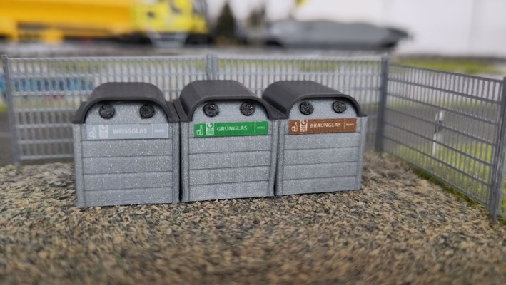 Altglas Container H0 1:87 Villiger City Line