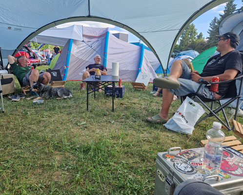 Schöpferische Ruhrpause bei Kaltgetränken.