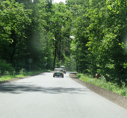 ... über polnische Landstraßen.