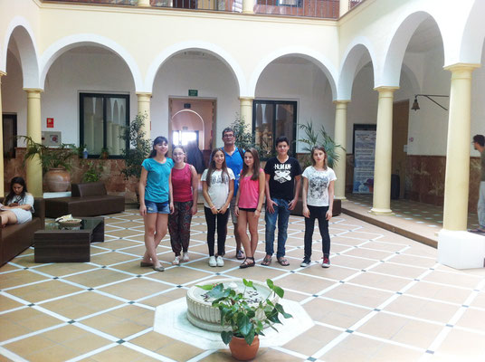 mit Studenten int Presjovem Andalusia