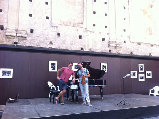 vor der Probe in Cordoba