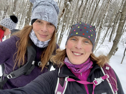 Michelle et Nathalie en selfie