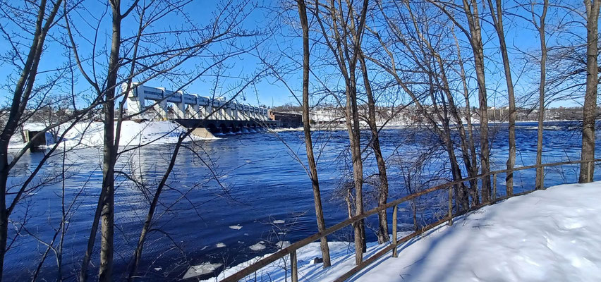 Le barrage d'Hydro-Québec