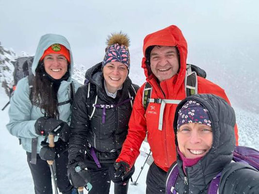 Isabelle Correia (accompagnatrice), Isabelle Turcotte, Richard Bélisle et Nathalie Leith