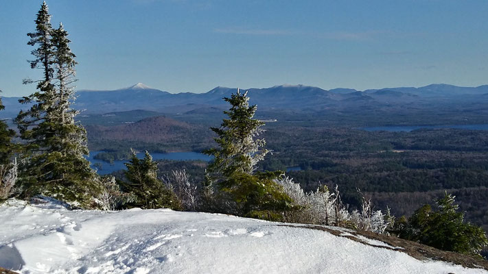 Le magnifique paysage des Adirondacks en fin novembre