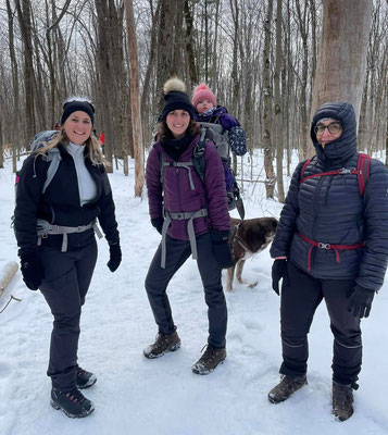 Dominique, Lauraine, Léa et Chantal