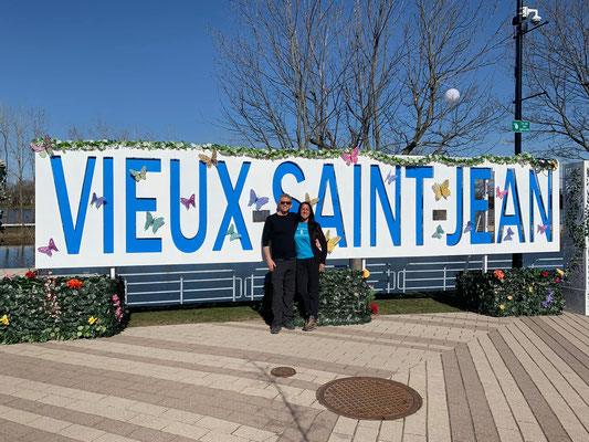 La pancarte du Vieux-Saint-Jean