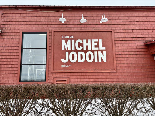 La façade de la cidrerie Michel Jodoin