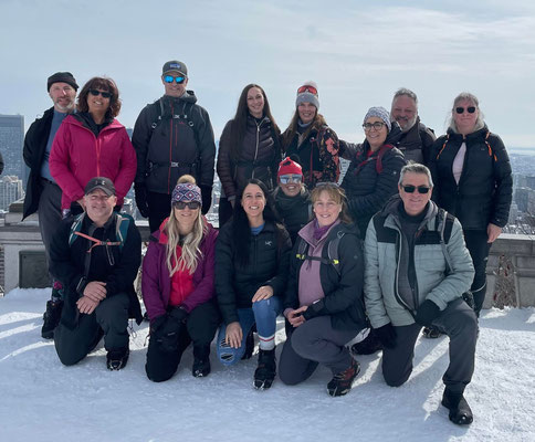 Les 14 participants de cette belle marche du dimanche