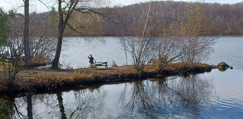 Une journée de 23 degrés au bord d'un des lacs