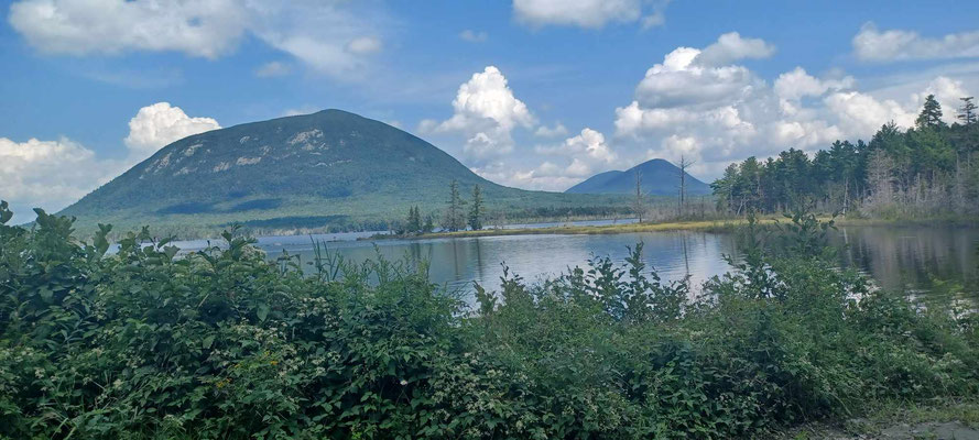 Les montagnes de Spencer du nord de Moosehead