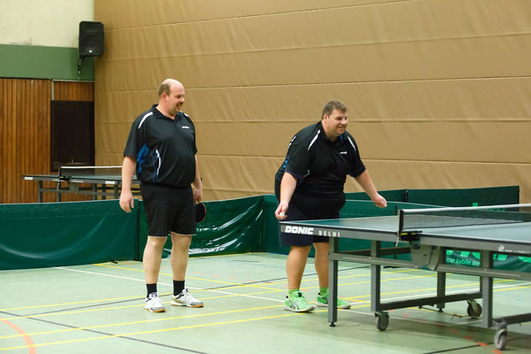 Thorsten Brecht und Jens Fedderke vor der Partie