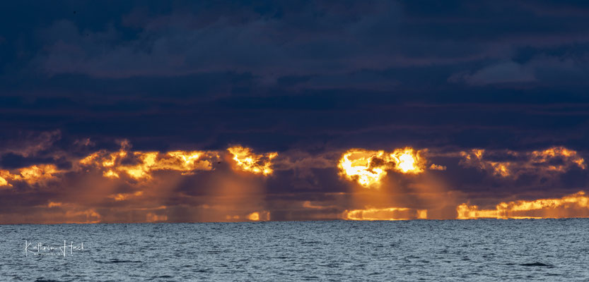 Sonnenutergang - der Himmel brennt