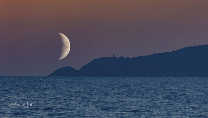 Mond über dem Kattegat