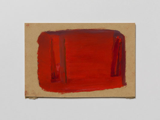 炉（影）2023.5.13　Furnace (Shadows) 13.May.2023　Oil on Wood board　15.4 x 22.4 cm
