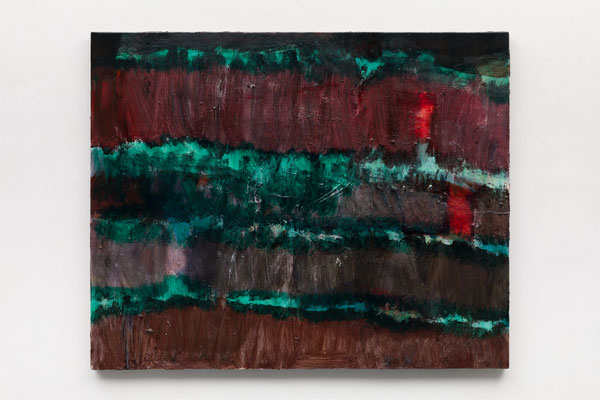 Green Line 　Oil on Canvas　F40(80.3×100cm)