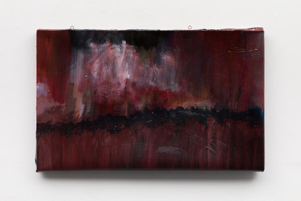 裸のもの　裸であること　 Nakedness, Being Bare　Oil on Canvas　(38.7 x 61.3cm)