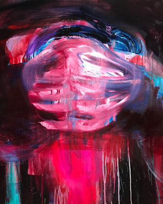 肉体の夢　Dream of Body 　oil painting　F40(100.0×80.3cm)　個人蔵