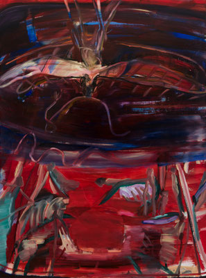 風景の眼　Oil on Canvas　F80(145.5 x 112 cm)