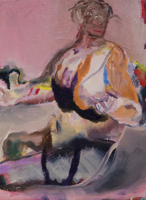 Parissa　Oil on Canvas　45.5 x 33.3 cm　個人蔵