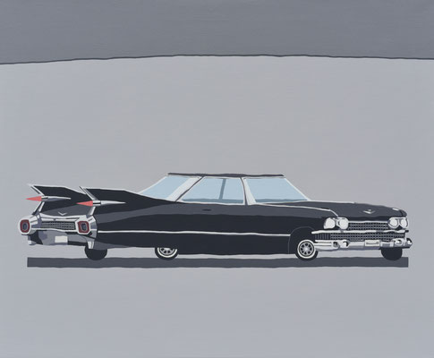 Cadillac 2023 acrylic on canvas 50×60.6cm