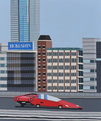 ROPPONGI 2023 acrylic on canvas 72.7×60.6cm