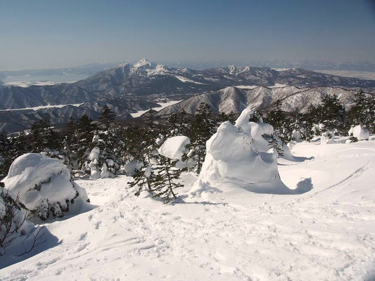 猪苗代湖と磐梯山