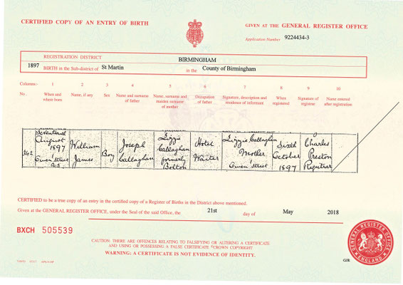 Son William's Birth