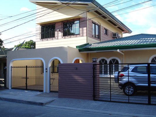 Our newly renovated house in Manila with a two storey extension 