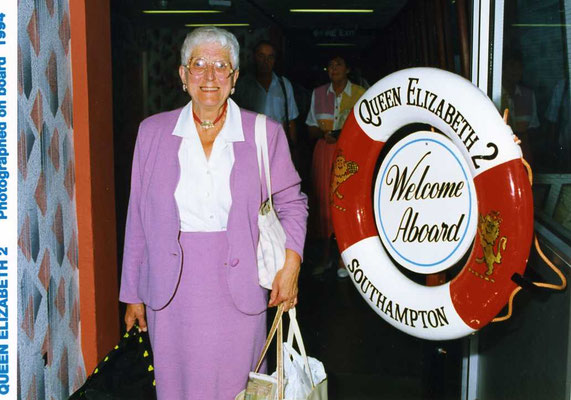 Jean on QE2 Cruise c.1995