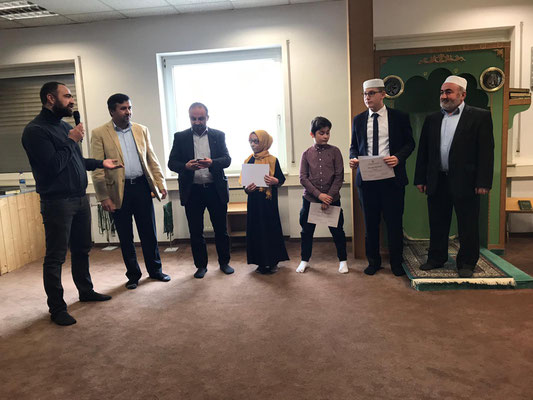 Koranwettbewerb für Kinder in unserer Moschee Ditib Illertissen 2.3.2019