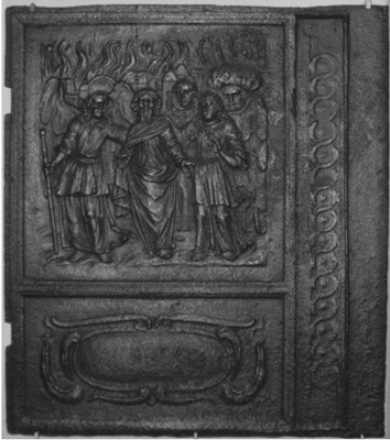  Inv.-Nr. 160   Loth und seine Töchter, Ofenplatte xx x xx cm, Eisenschmitt/Weilerbach (?), ab 1683