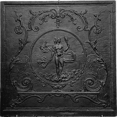Inv.-Nr. 328   Venus, Kaminplatte 81 x 82 cm, Lothringen, 18./19. Jh.