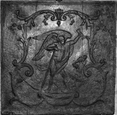 Inv.-Nr. 316   Chronos, Kaminplatte xx x xx cm, Lothringen, 2. H. 18. Jh.