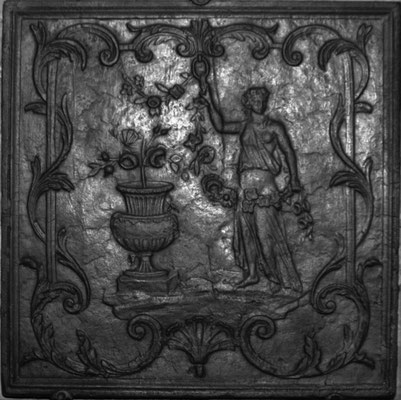 Inv.-Nr. 294   Flora, Kaminplatte xx x xx cm, Lothringen, 2. H. 18. Jh.