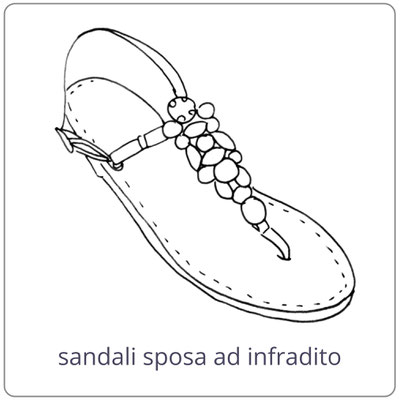 Infradito da sposa