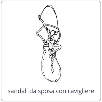Sandali da sposa artigianali con cristalli preziosi luminosi. Lavorazione fatta a mano Mariarosaria Ferrara - Ischia