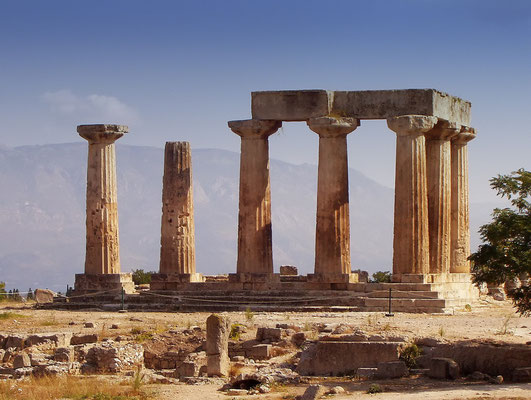 Tempel des Zeus in Nemea - ca. 35 Km von Korinth 