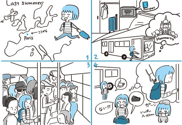 4コマ漫画で攻略 英語スピーキング より Masumi Ikegami Illustration